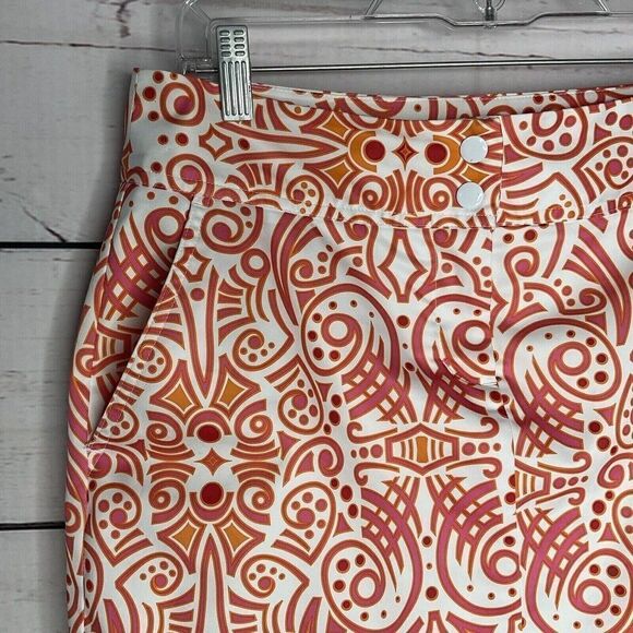 Adidas Climacool Womens Pink/Orange Stretch Pockets Athletic Skort Size 4 - Picture 8 of 11